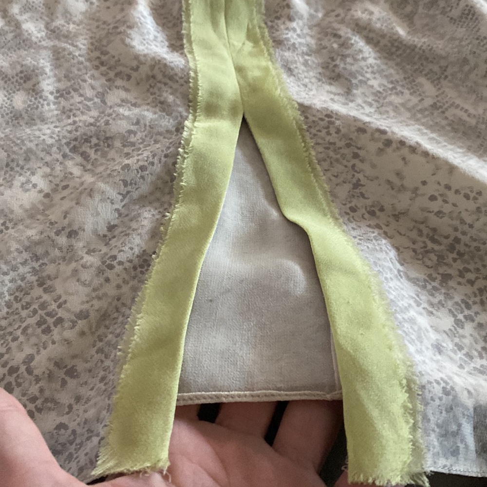 ❌SOLD❌Rebecca Taylor 100% Silk Sleeveless Flowy Dress🤍⭐️🤍 - Picture 10 of 15